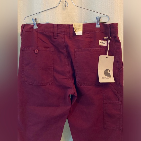 Carhartt WIP Heritage Work Chino Pant Bordeaux m 34x34 - Picture 11 of 13